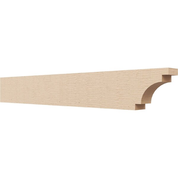 Ekena Millwork 2in. W x 4in. H x 28in. L Mediterranean Woodgrain TimberThane Rafter Tail, Primed Tan RFTUR02X04X28MEDRCPR - main